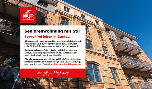 Barrierefreie 2-Raum-Seniorenwohnung in Magdeburg-Buckau