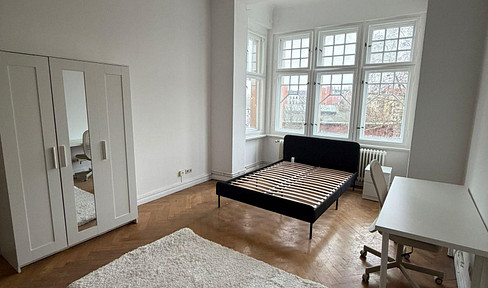Bright student room located right on the Spree river.