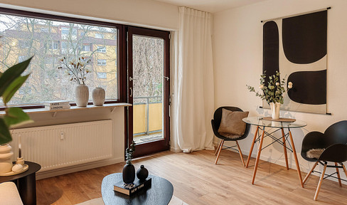Charmante 2-Zimmer-Wohnung in Hanau-Kesselstadt mit großem Balkon