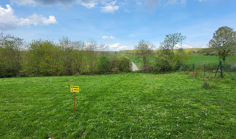 Building plot in a cul-de-sac, located at the edge of a field – Hüttenberg-Rechtenbach.