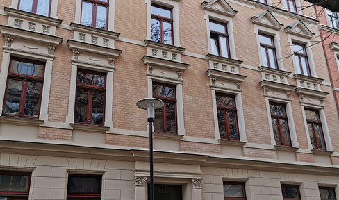 Bright 2-room apartment in Halle (Saale), located in the southern part of the city center.