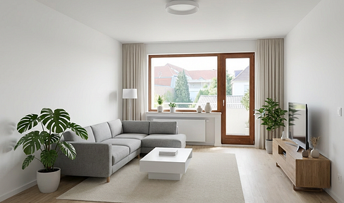 Sanierte 3-Zimmer-Wohnung mit Balkon im 2. Obergeschoss