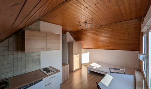 One-room apartment in the heart of Budenheim, with direct access to the university.