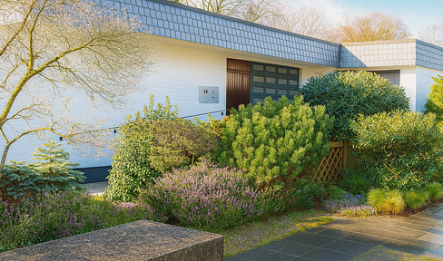 Detached bungalow with direct access to a park – Cologne.