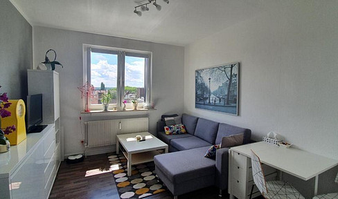 Attractive 2-room attic apartment in the heart of Oberhausen.