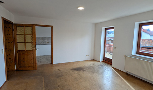For rent: 2-room apartment with a south-facing balcony.