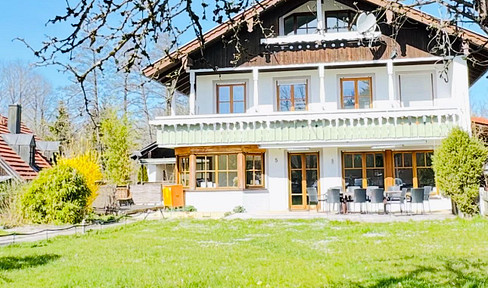 Spacious house with a separate apartment for rent, located by the lake.