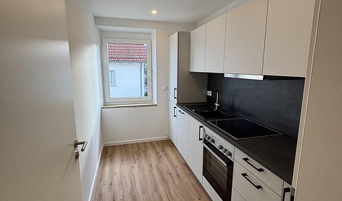 First occupancy after renovation: Modern 3-room apartment on the ground floor in Augsburg-Göggingen.