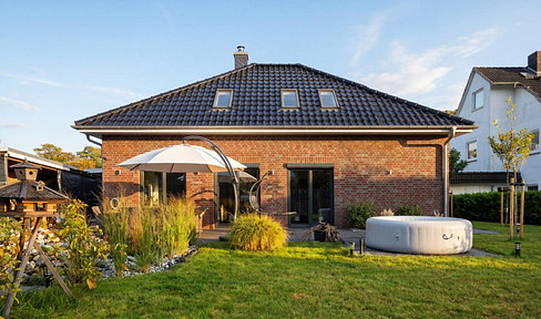 Luxuriöser Bungalow direkt an der Landesgrenze zu Schwanewede