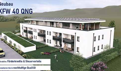 Penthouse apartment, built to KfW-40-QNG standard - Apartment 11 - 107 square meters.
