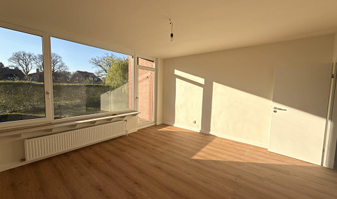 First occupancy: Luxurious, renovated ground-floor apartment with a garden in Klecken.