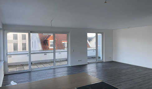 Stylish 3-room apartment with a rooftop terrace in Lemgo.