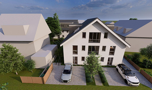 NEW CONSTRUCTION * Exclusive ground-floor apartment with a terrace and garden, located in the center of Neunkirchen.
