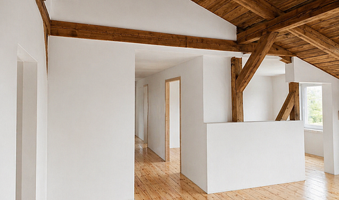 Newly renovated 4-room attic apartment in Schönebeck (Elbe).