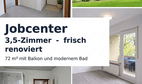 Jobcenter – جوب سنتر – Джобцентер – deine neue Wohnung ist fertig!