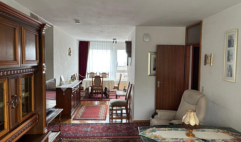 3.5-room apartment for sale in Elberfeld, Wuppertal, with a view of the city.