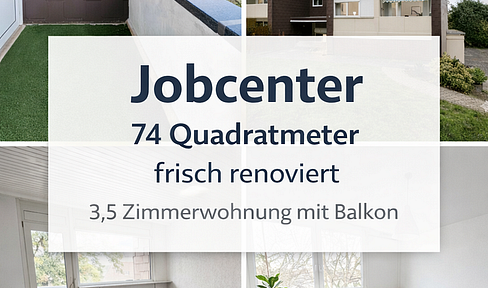 Jobcenter – جوب سنتر – Джобцентер – deine neue Wohnung ist fertig!
