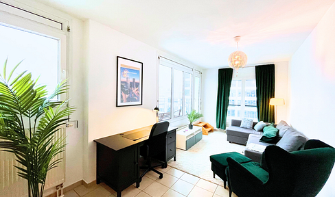 Möblierte 73 m² Dachgeschosswohnung mit EBK, 2x Balkon & Tiefgarage – Charlottenburg, nahe Kudamm