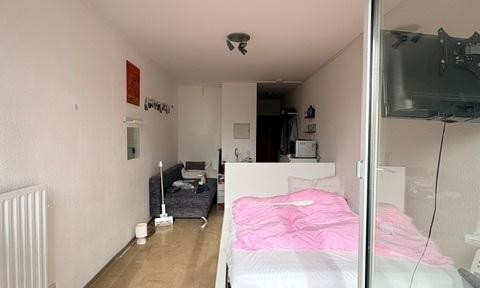 One-bedroom apartment with a kitchenette and balcony – ideal for students.