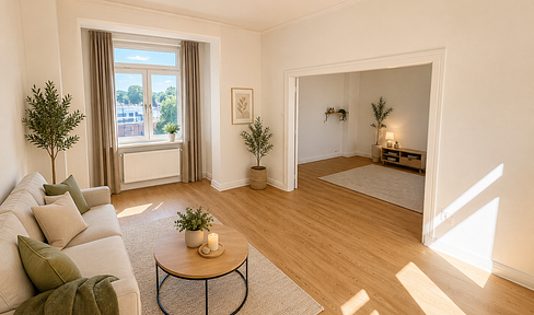 Frisch renovierte 2,5-Zimmer-Altbauwohnung mit Balkon in zentraler Lage von Solingen-Ohligs