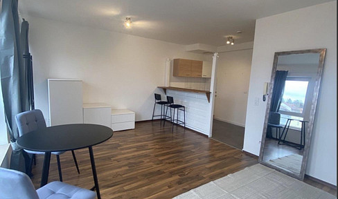For sale: Furnished 1-bedroom apartment, including a parking space. Gross rental yield: 6.5%.
