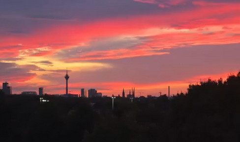 Stilvolles Penthouse mit Skylineblick