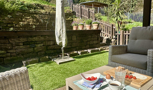 Vollmöblierte 3-Zimmer-Wohnung mit großen Terrassen in Bestlage von Calw – sofort bezugsfertig