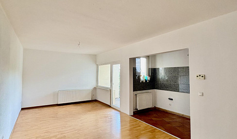 Modernized 2.5-room apartment.