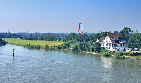 IM "AUSSENBEREICH" / DIREKT am RHEIN, NUR PRIVAT NUTZBAR !!!