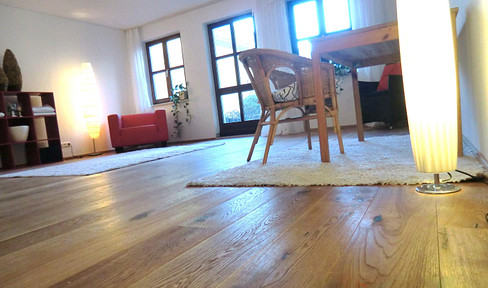 Living in the heart of the historic old town, surrounded by life and yet peaceful.