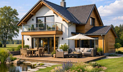 A two-family house located on the outskirts of Ahaus.