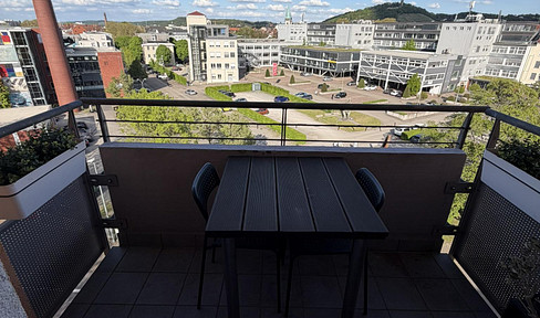 Beautiful 2-room apartment in Karlsruhe Durlach with a fantastic view.