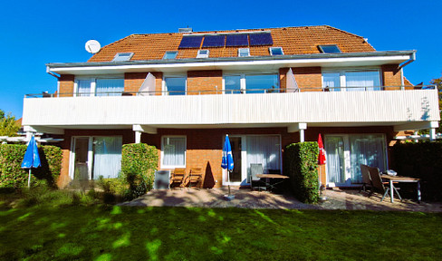 Well-maintained apartment building with 8 units in Büsum, near the family lagoon – no commission fees.