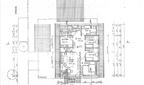 For sale: a 4-room apartment located on the top floor of a 3-family house.