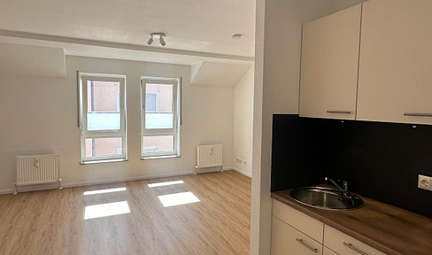 Immediately available: Newly renovated studio apartment in a central location in Bad Vilbel.