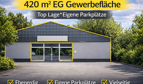 420 m2 Gewerbefläche- Top Lage an stark befahrener Hauptstraße