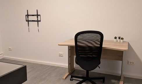 Modernes WG-Zimmer nahe Uni – All-Inclusive, voll möbliert