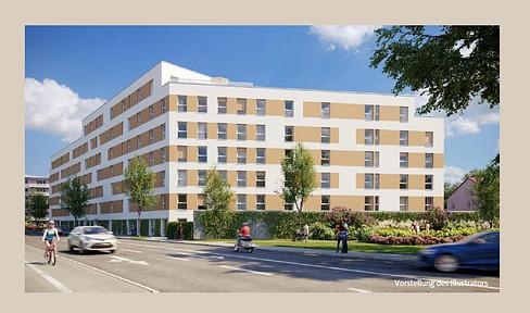 2-room apartment - brand new, including fitted kitchen.