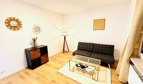 Sofort bezugsfertig  möblierte 3-Zimmer Wohnung mit Terrasse  ideal für Berufstätige / Firmen