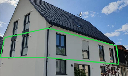 TOP 3-Zi-Neubau Whg mit EBK (98 m²) KfW 40 sehr hell mit großem Balkon, Tageslichtbad in Top-Lage
