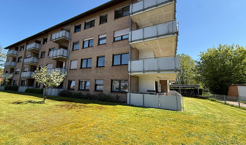 4-room apartment on the 1st floor with a large south-facing/west-facing balcony, a new kitchen, and a new bathroom – recently renovated.