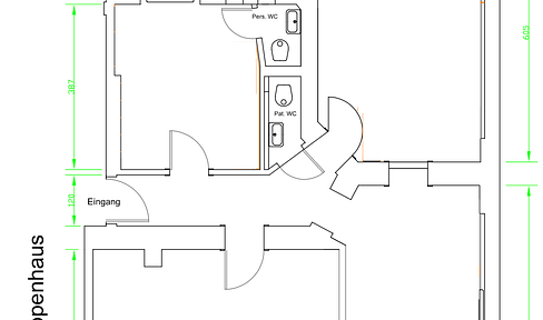 Commercial space in need of renovation, with potential for conversion into residential use, located in a desirable residential area.