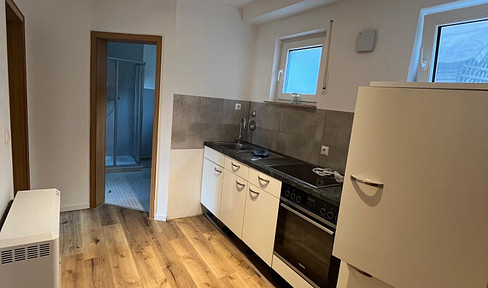 1-bedroom apartment in a central location in Giessen - including kitchen.