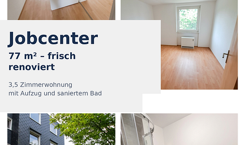 Jobcenter – جوب سنتر – Джобцентер – deine neue Wohnung ist fertig!