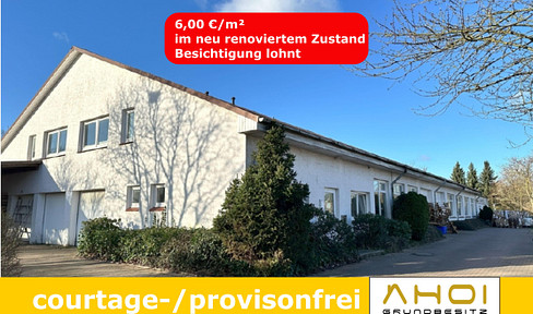 Neu ! 885m² Attraktive courtage-/provisionsfreie Gewerbefläche im Gewerbegebiet Winsen (Luhe)