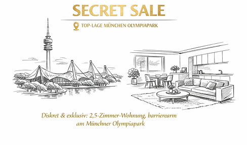 Olympiapark – Southwest View | 2.5-room apartment | Schwabing West | Accessible entrance.