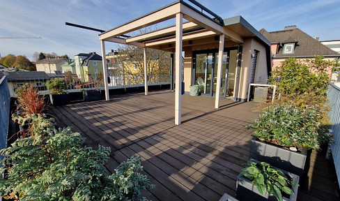 Ruhige Dachgeschoßwohnung mit viel Freiraum