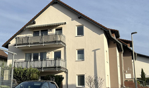 4-room apartment (85 square meters) with a balcony, located in Puderbach.