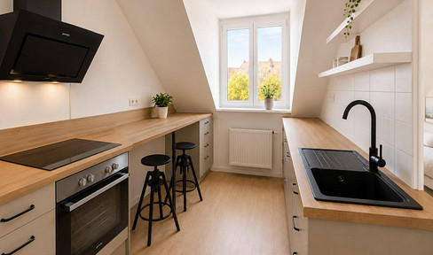 2 Zimmer Wohnung im Pelikanviertel mit Charme