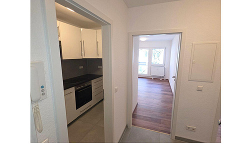 Weststadt Unicorn: Move in ready – 2-room apartment + garage & new fitted kitchen, suitable for shared living.